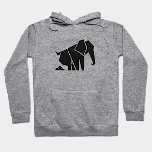 Geometric Elephant Hoodie